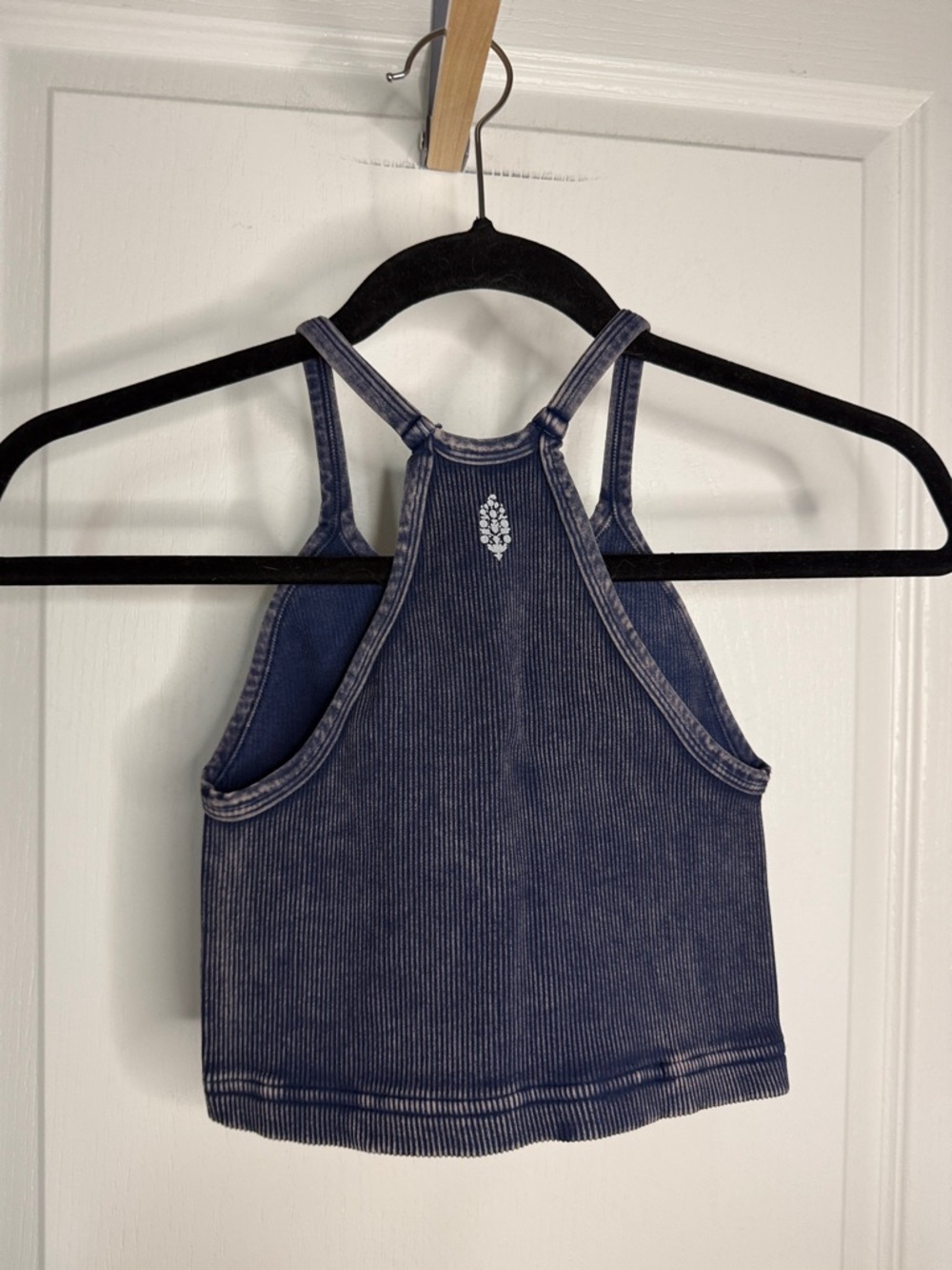 FP Movement by Free People Navy Ribbed Halter Crop Tank - Picture 5 of 5